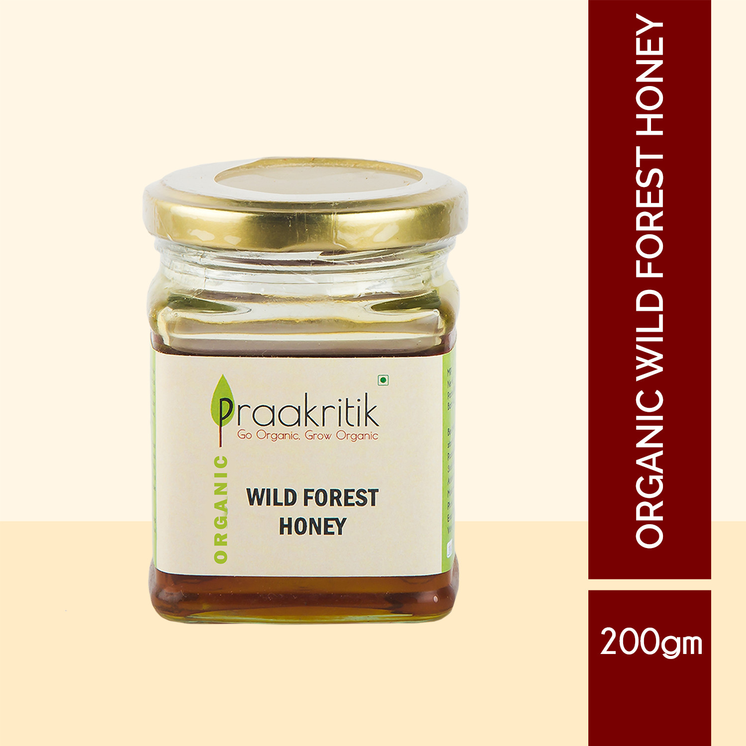 Organic Wild Forest Honey | 200 G | Praakritik